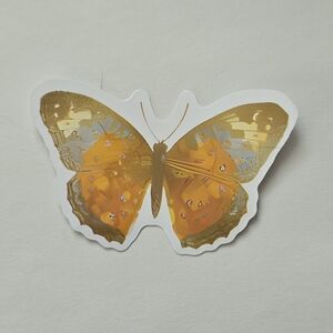 10/$10 Golden Butterfly Sticker